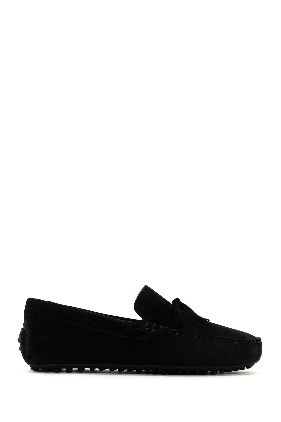 Men's Black Suede Leather Casual Loafer 24SFD630010 | Derimod