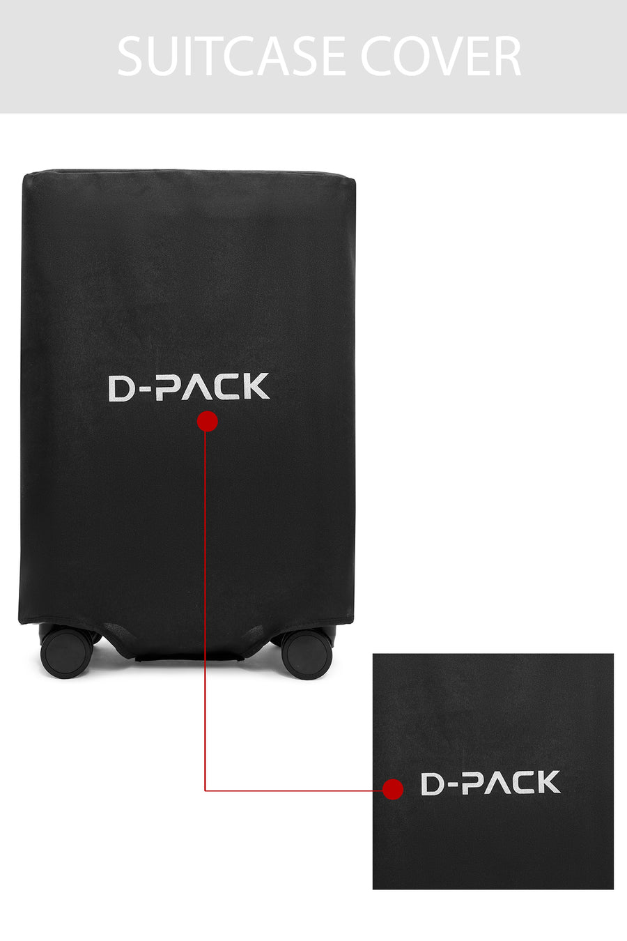 D-Pack Unisex Siyah Kabin Boy Valiz