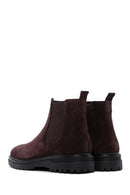 Men's Brown Suede Leather Chelsea Boots | Derimod