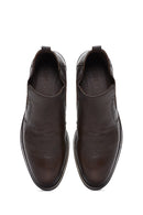 Men's Brown Leather Chelsea Boots | Derimod