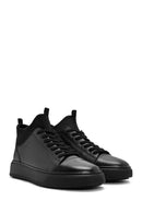 Men's Black Leather Boots | Derimod