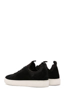 Derimod Fly Men's Black Lace-up Suede Leather Sneaker | Derimod