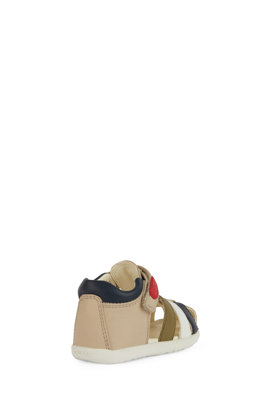 Geox Baby Boy Multicolored Macchia Strappy Leather Sandals
