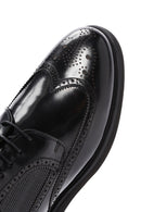 Erkek Siyah Bağcıklı Deri Casual Ayakkabı | Derimod