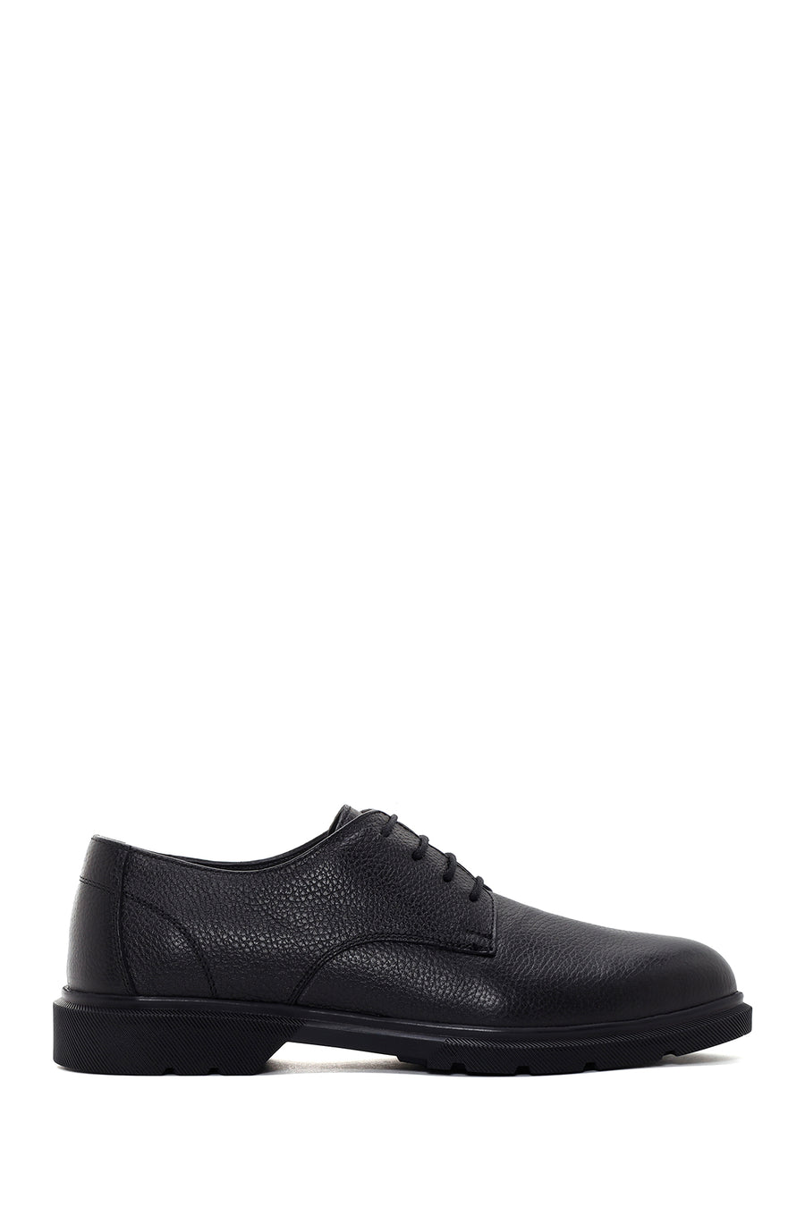 Men's Black Leather Casual Shoes 23WFD6961FT | Derimod