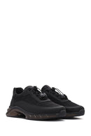
Men's Black Thick Sole Lace-Up Leather Sneaker
 | Derimod