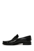 Men's Black Leather Classic Loafer | Derimod