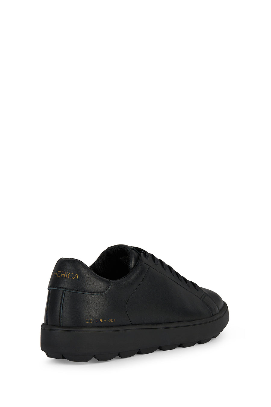 Geox Kadın Siyah Spherica Ecub-1 Bağcıklı Deri Sneaker