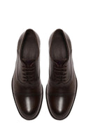 Male Brown Lace-up Leather Casual Shoes | Derimod