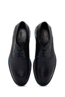 Men's Navy Blue Lace-up Leather Casual Shoes | Derimod