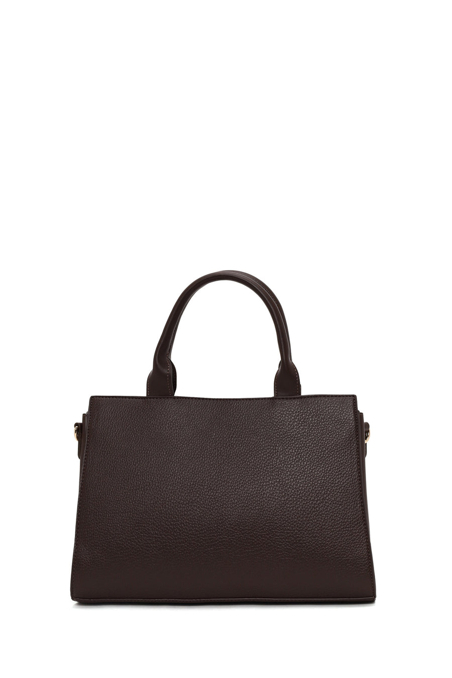 Woman Brown Long-Strap Classic Shoulder Bag