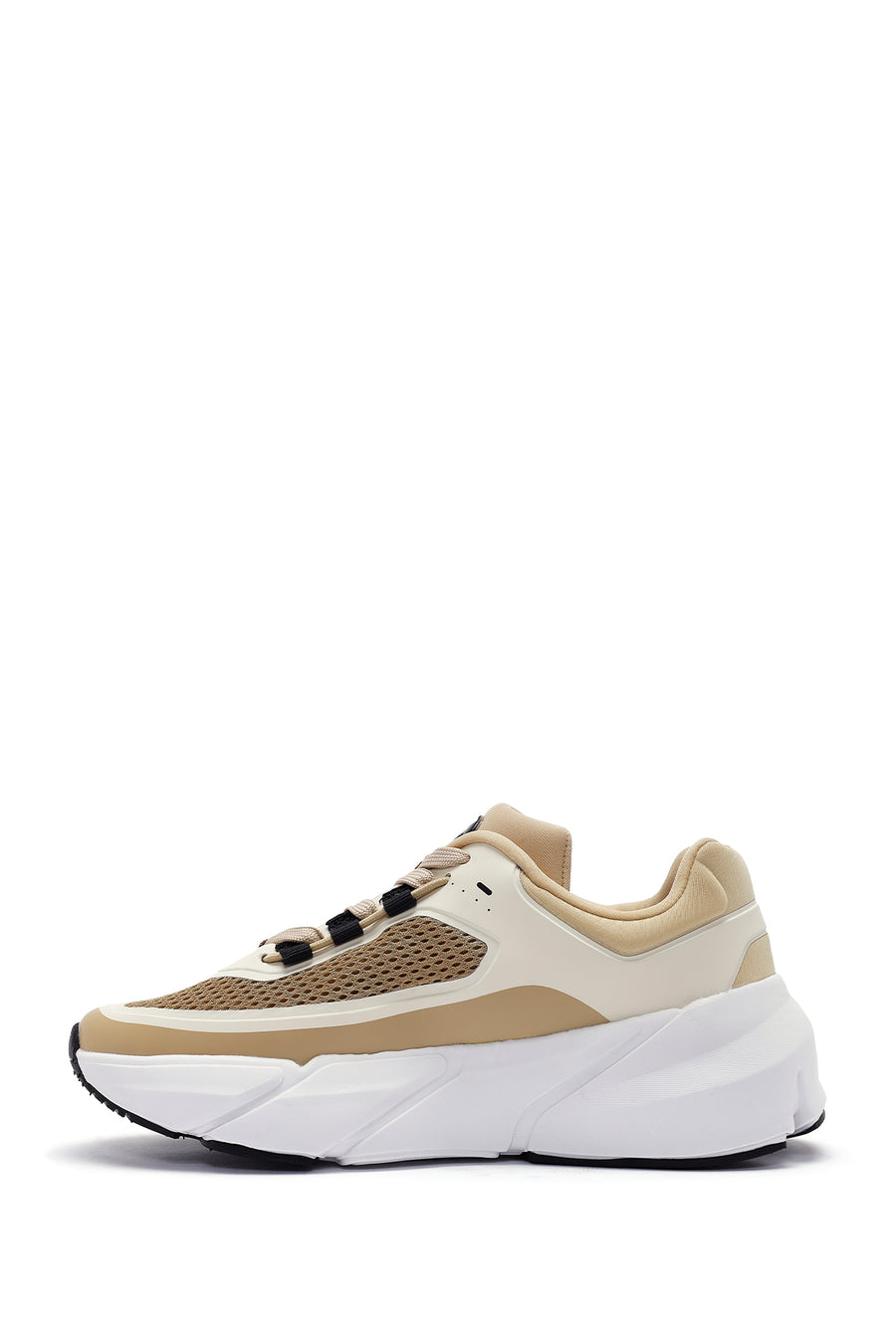 ACBC x Derimod Women's Beige Lace-Up Sneakers