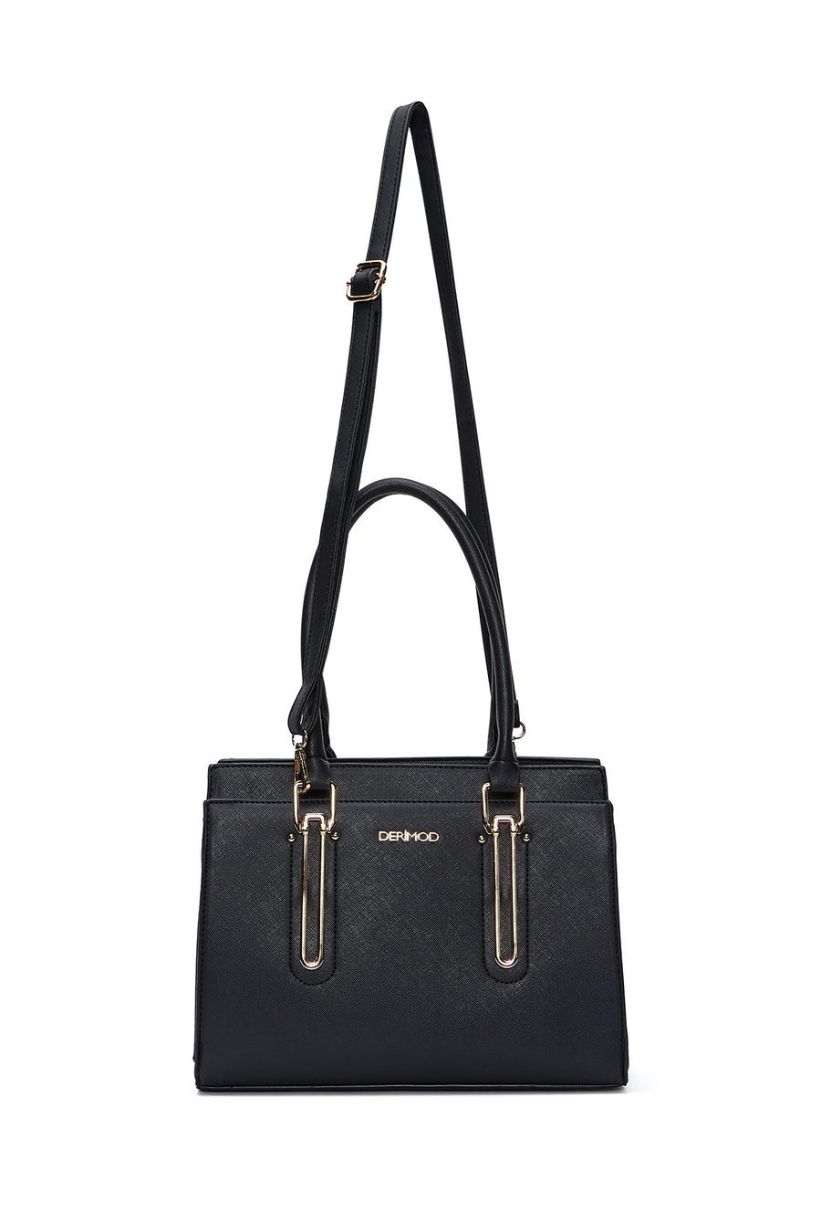Women's Black Long Strap Shoulder Bag