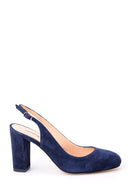 Women's Suede Heeled Shoes | Derimod