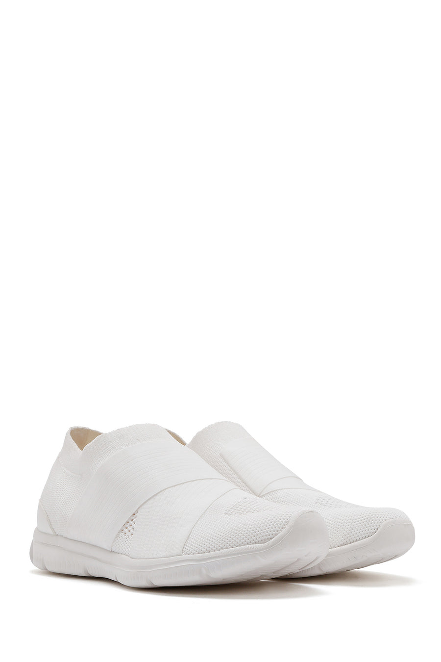 Derimod Zero Women's White Fabric Sneakers