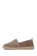 Men's Mink Suede Espadrilles | Derimod