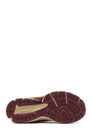 Derimod Studio Women's Burgundy Lace-Up Thick-Soled Sneaker | Derimod