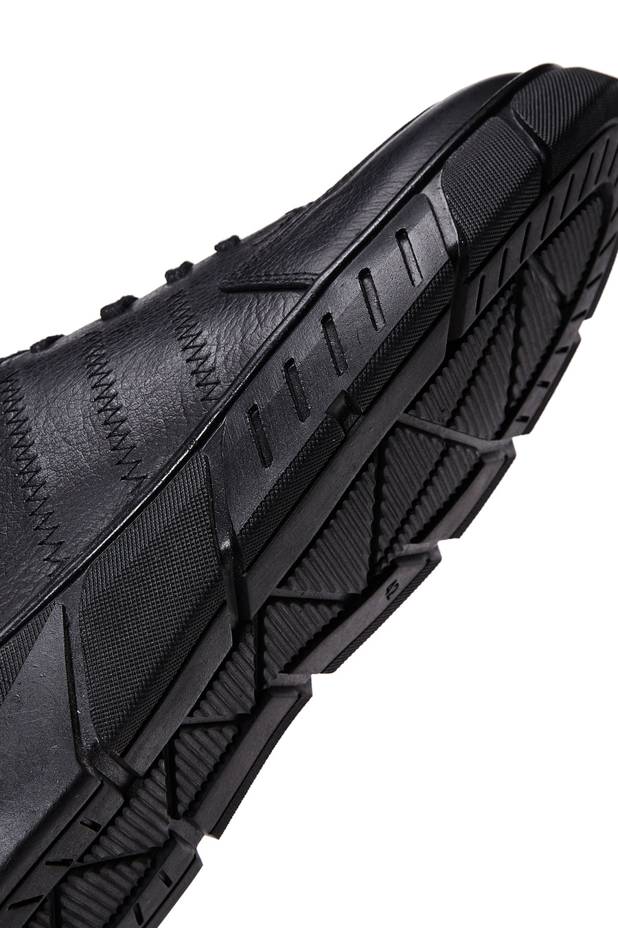 Erkek Siyah Deri Casual Sneaker
