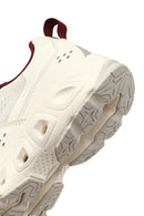Derimod Studio Women's White Lace-Up Thick-Soled Sneaker | Derimod