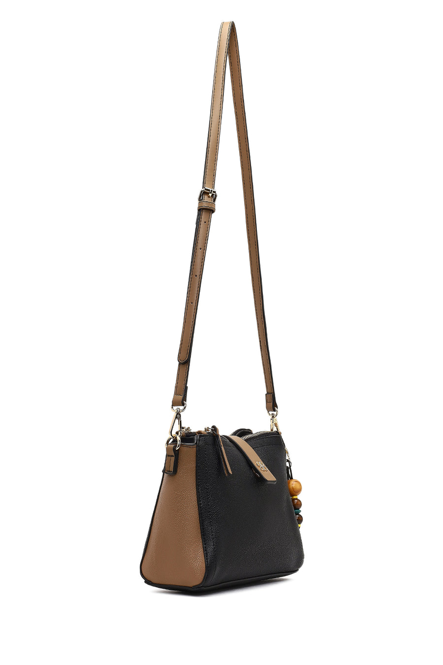 Women's Black Long Strap Crossbody Bag