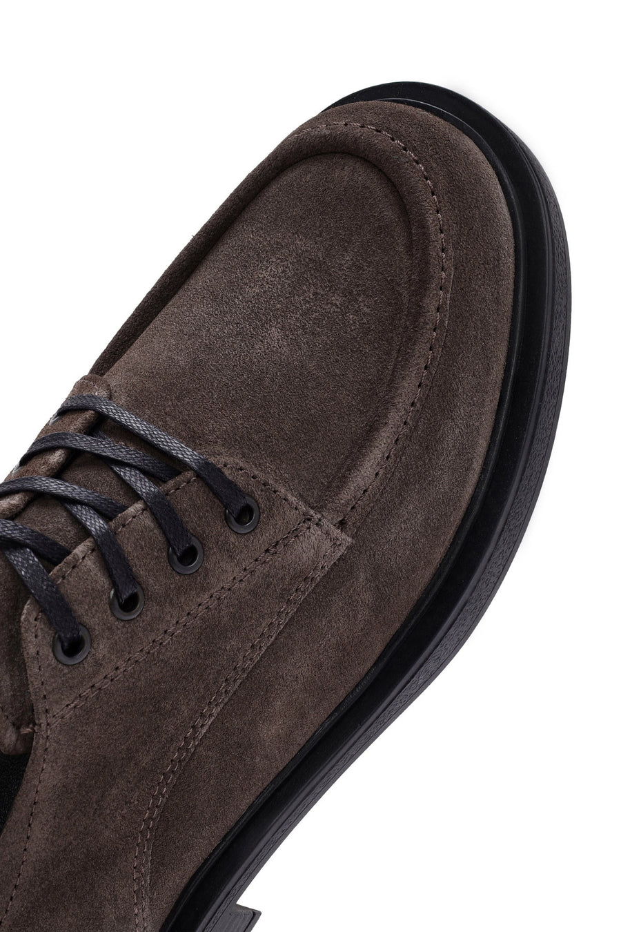 Woman Mink Lace-up Suede Casual Shoes
