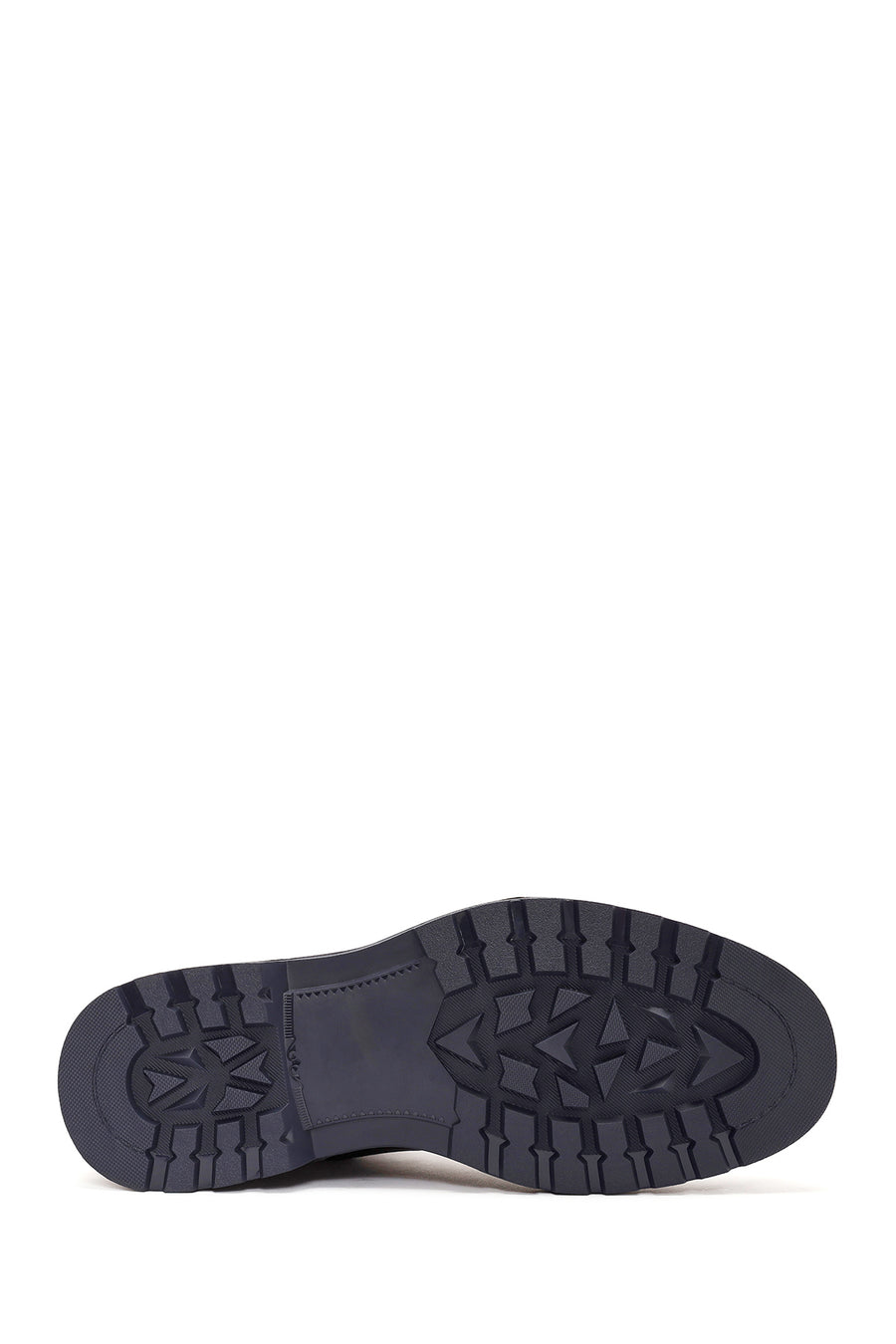 Men's Black Zippered Leather Combat Boots