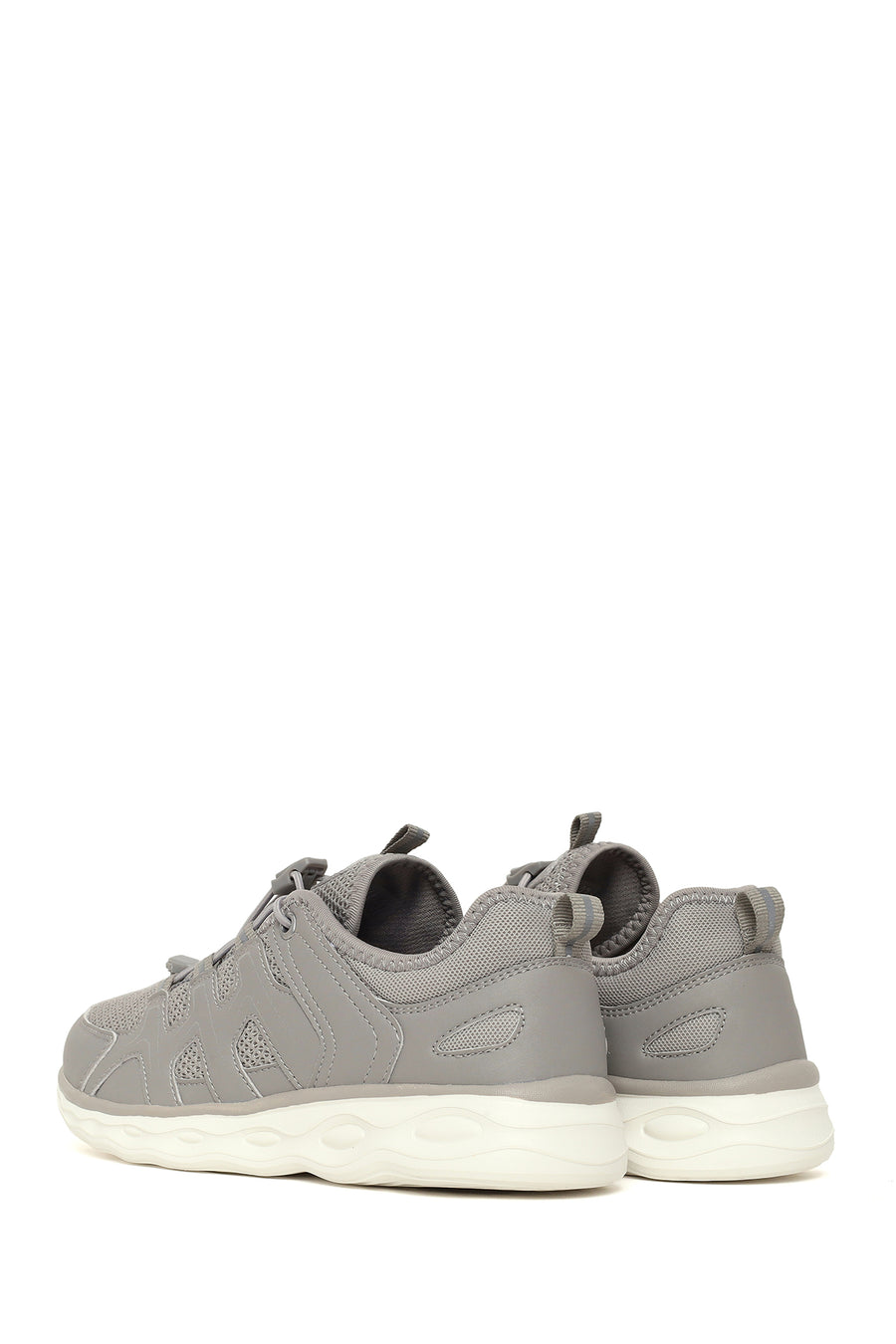 Woman Grey Thick-Soled Sneakers