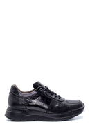 Men's Leather Crocodile Patterned Sneaker | Derimod