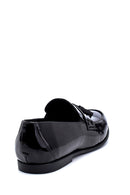 Men's Leather Patent Leather Classic Loafer | Derimod