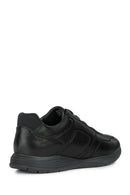 Geox Men's Black Spherica EC2 Leather Casual Sneaker | Derimod