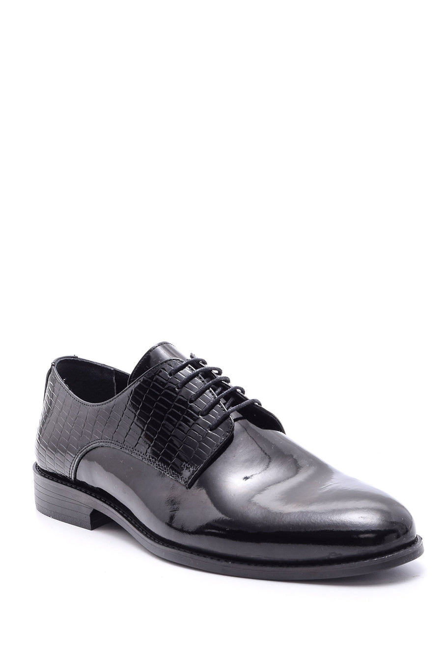 Men's Crocodile Detailed Classic Shoes