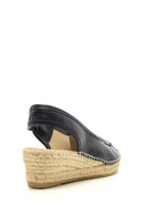 Women's Wedge Heeled Open Toe Espadrille Shoes | Derimod