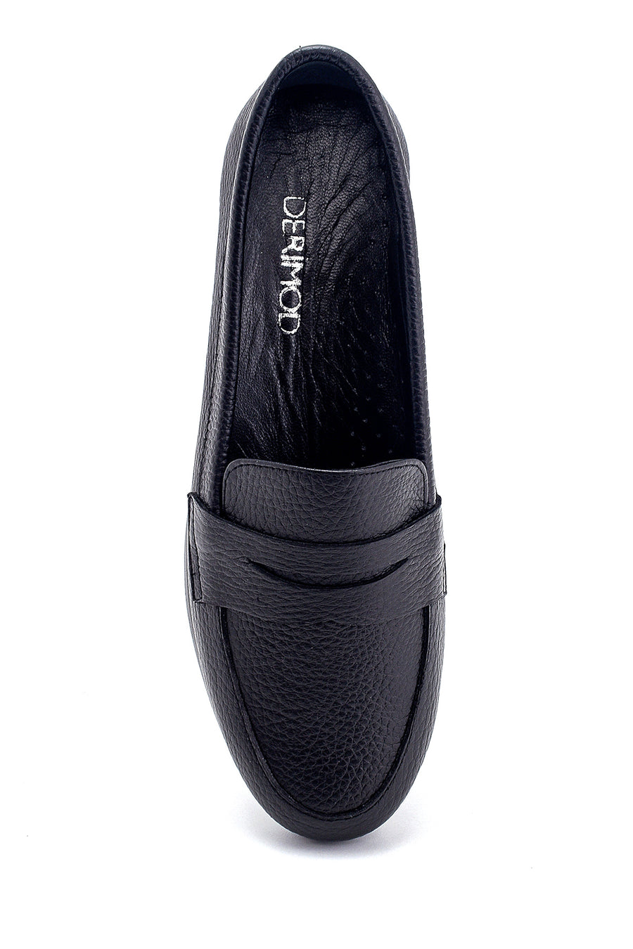 Women's Black Leather Loafer