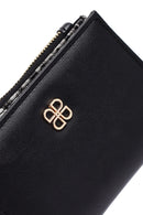 Women's Black Leopard Wallet | Derimod