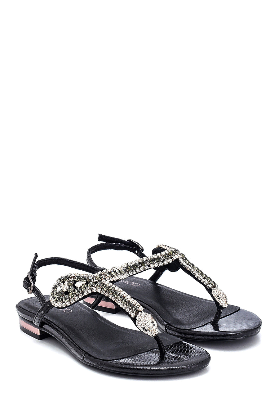 Kadın Casual Taş Detaylı Sandalet