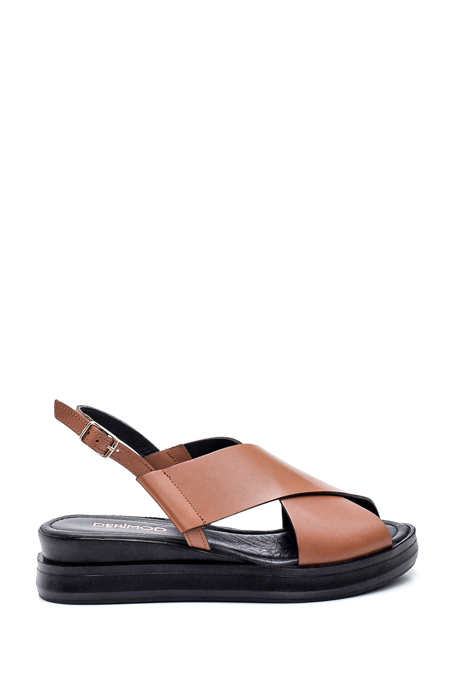 Kadın Casual Deri Sandalet 21SFD302118 | Derimod