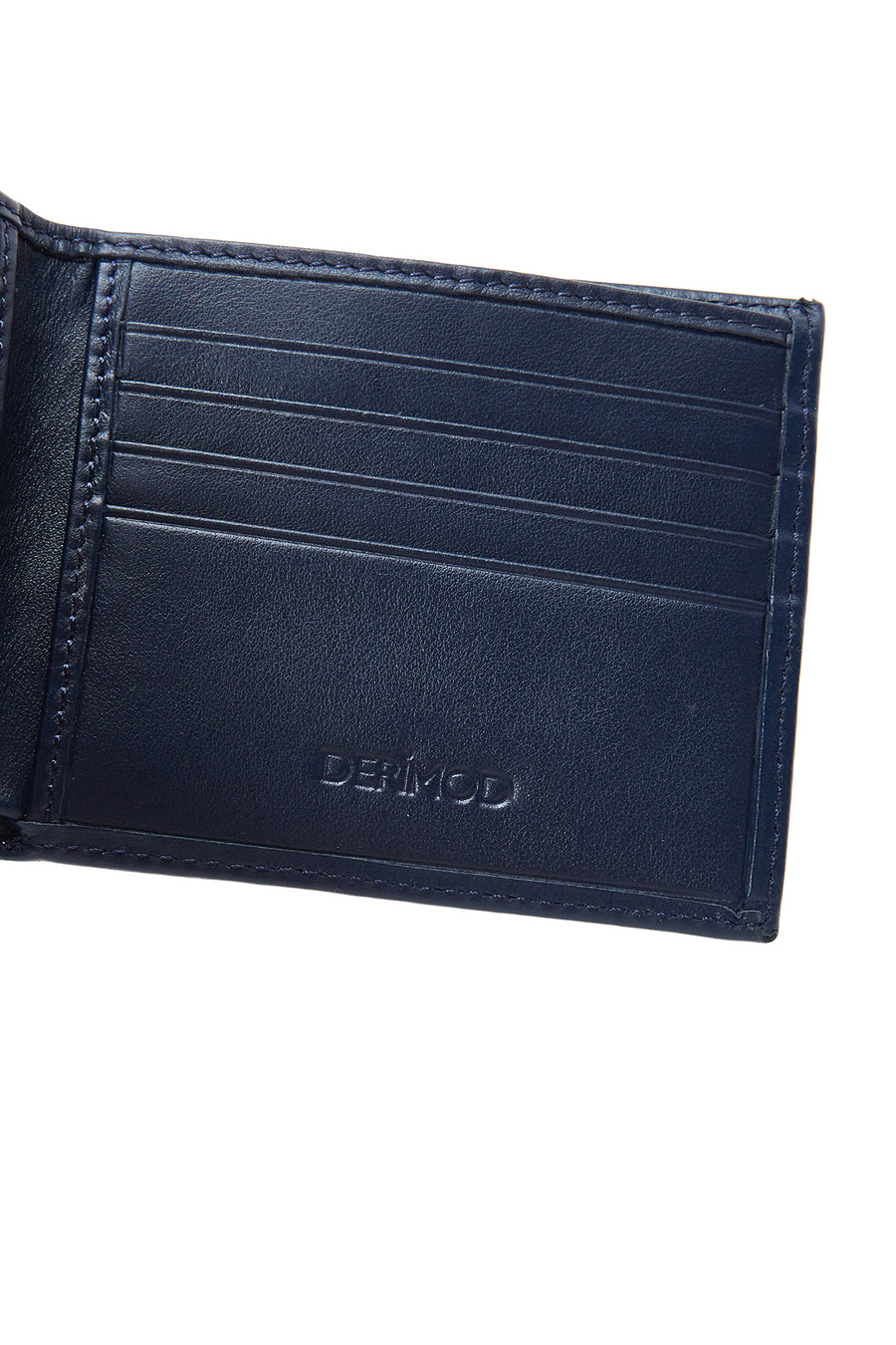 Men's Navy Blue Leather Casual Wallet