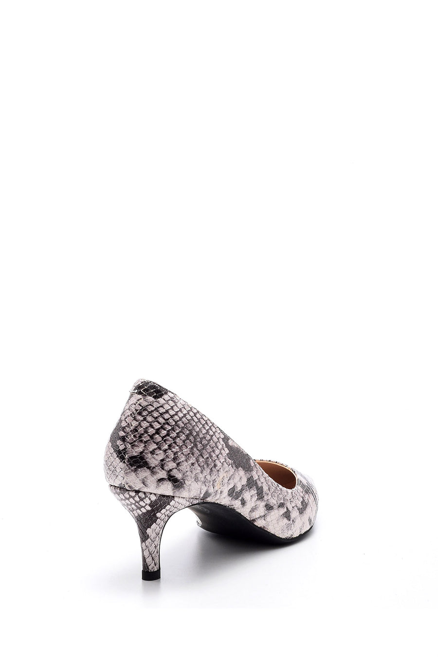 Women's Snakeskin Patterned Heeled Shoes