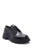 Women's Black Leather Oxford Shoes | Derimod