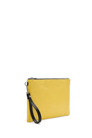 Women's Yellow Portfolio Bag | Derimod