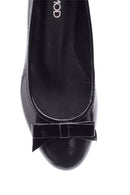 Women's Patent Leather Bow Ballerina Ballerinas | Derimod