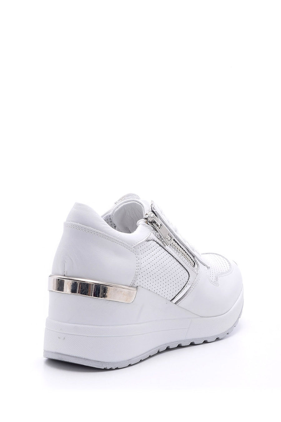 Kadın Fermuar Detaylı Sneaker