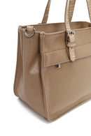 Woman Dark Beige Long-Strap Shoulder Bag | Derimod