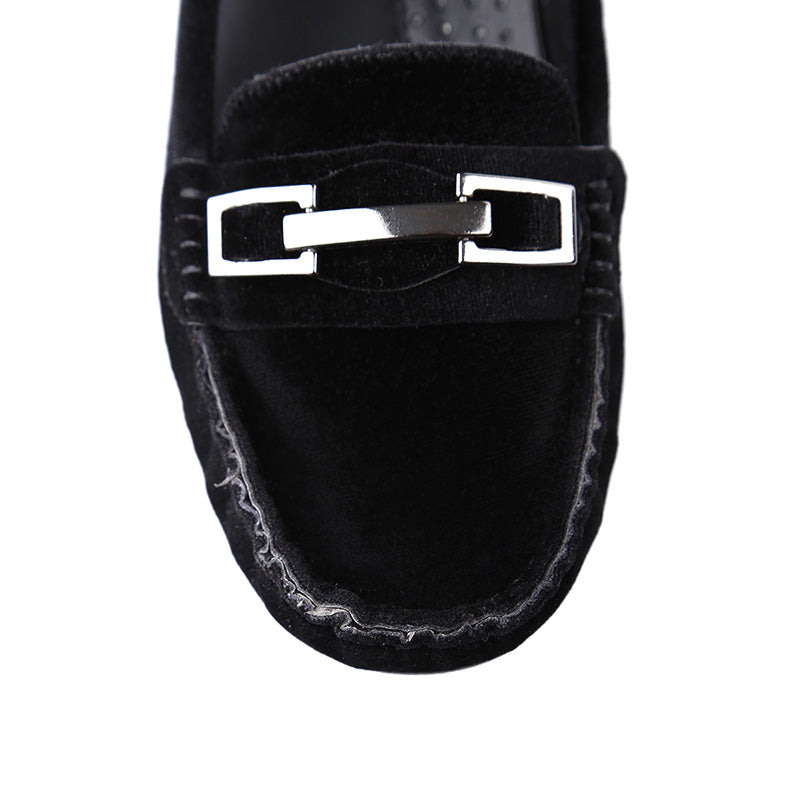 Tokalı Kadın Süet Loafer