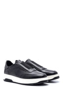 Men's Leather Elastic Sneaker | Derimod