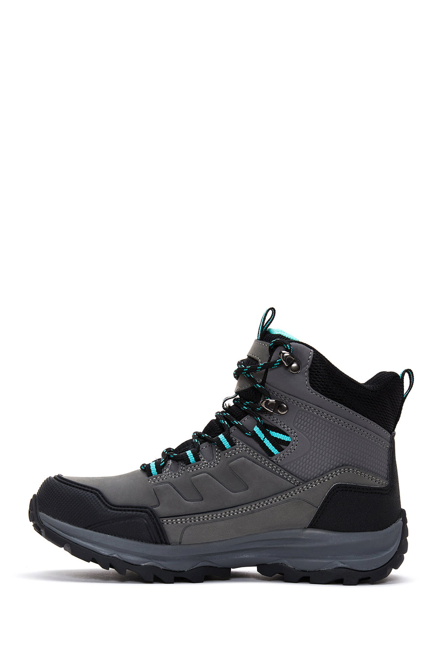 Caterpillar Women's Gray Leather Waterproof Outdoor Boots