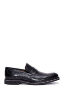 Men's Black Leather Casual Loafer | Derimod