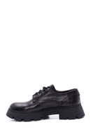 Women's Black Leather Oxford Shoes | Derimod