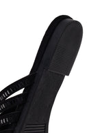 Woman Black Embellished Slipper | Derimod