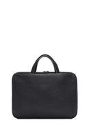 Men's Black Leather Briefcase | Derimod